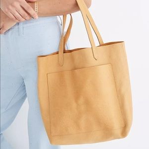 Madewell transport tote in light tan